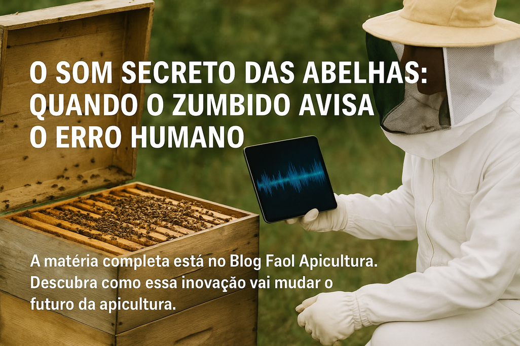 O Som Secreto das Abelhas: Como o Zumbido da Colmeia Pode Prever Erros Humanos