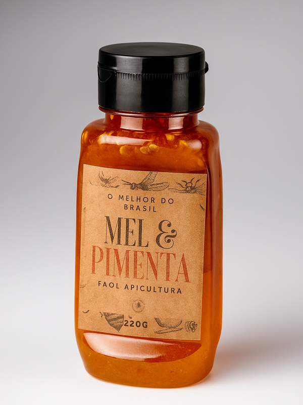 Mel com Pimenta 220g  – Explosão de sabor