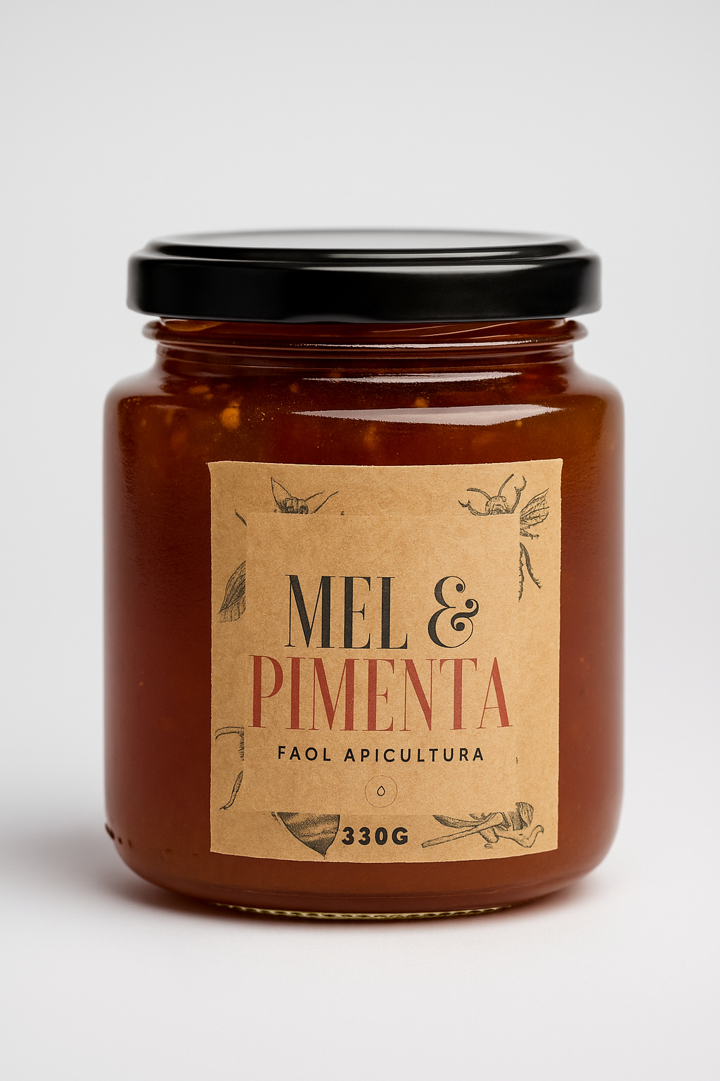 Mel com Pimenta 330g – Explosão de sabor