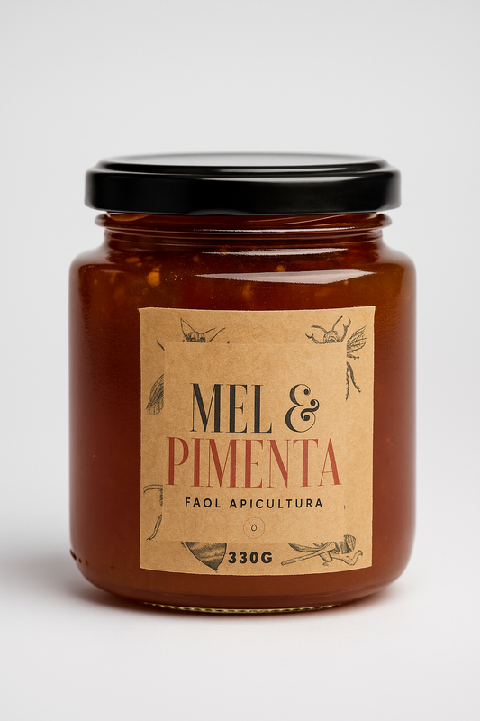 Mel com Pimenta 330g – Explosão de sabor