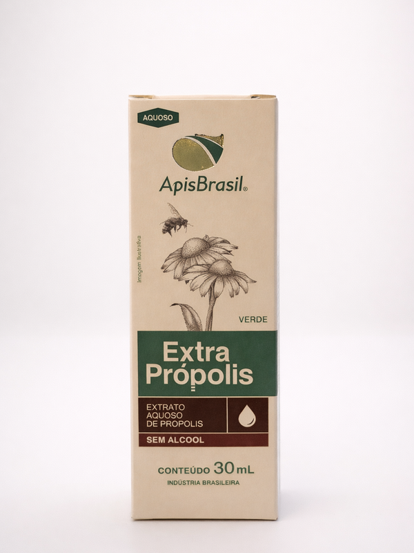 Kit com 3 Própolis Verde Sem Álcool 30ml – Proteção e Economia para a Família