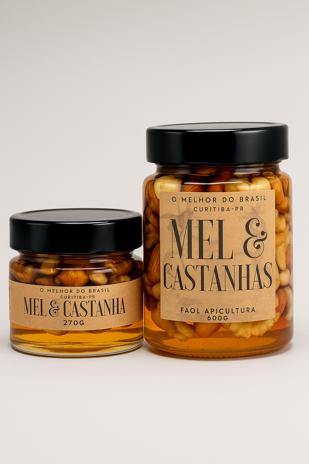 Mel & Castanhas 500g | Sabor e Saúde unidos