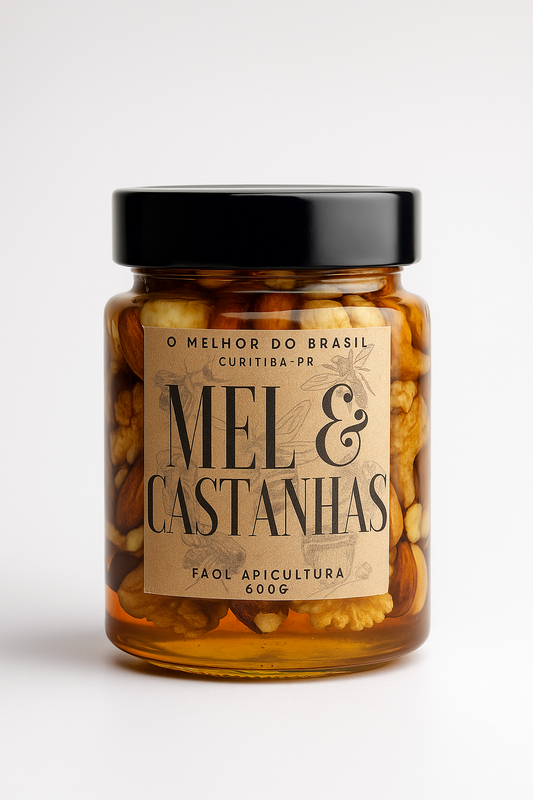 Mel & Castanhas 500g | Sabor e Saúde unidos