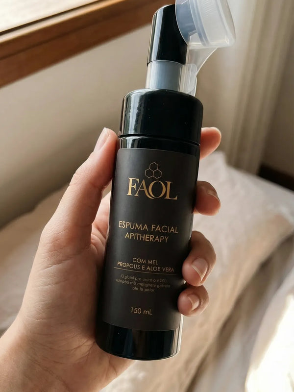 Espuma Facial de Limpeza Faol Apitherapy 150ml - Limpeza que hidrata