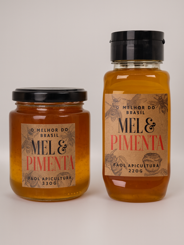 Mel com Pimenta 220g  – Explosão de sabor