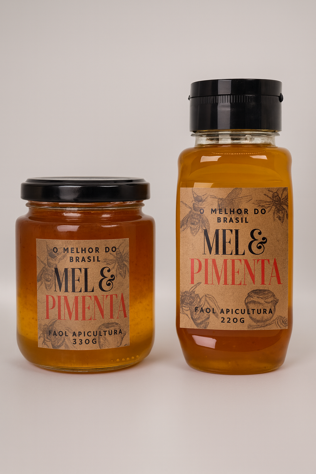 Mel com Pimenta 220g  – Explosão de sabor