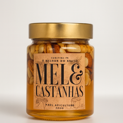 Mel com Castanhas Premium 500g – Energia e Saúde Natural