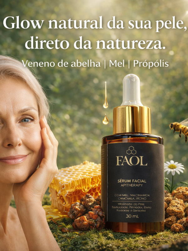 Serum Facial Faol Apitherapy 30ml - Natureza e ciência unidas