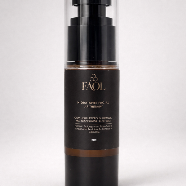 3x Hidratante Facial com Apitoxina FAOL 30g | Antissinais Natural
