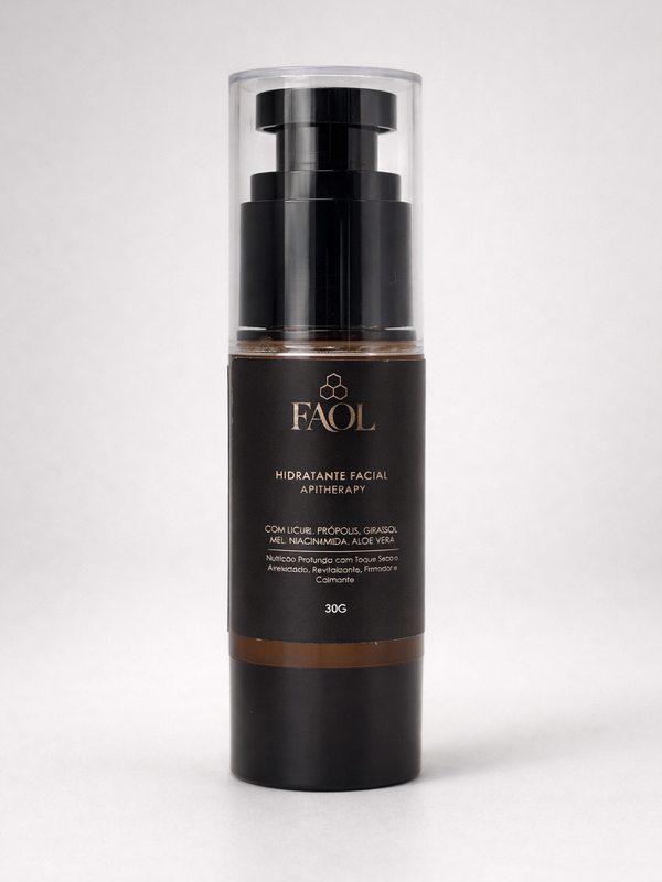3x Hidratante Facial com Apitoxina FAOL 30g | Antissinais Natural