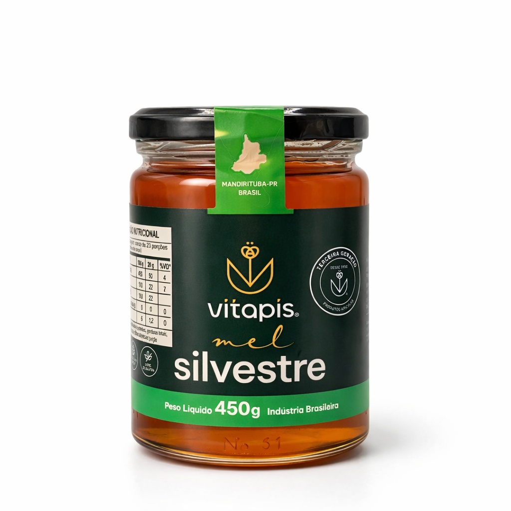 Kit 2 Mel Premium Silvestre 450g | Puro e Natural da Serra do Paraná