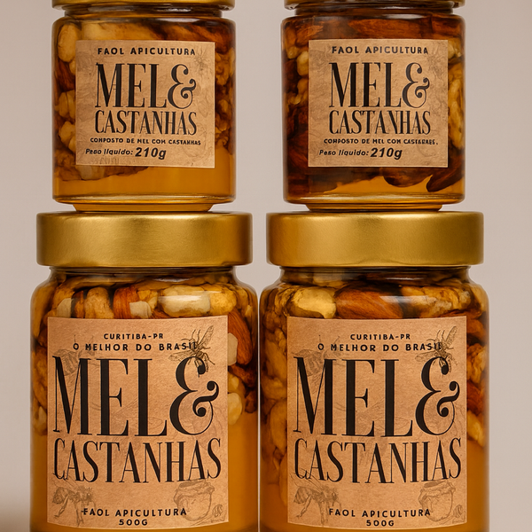 Combo Ouro da Colmeia – Família Completa (2 Grandes + 2 Pequenos)