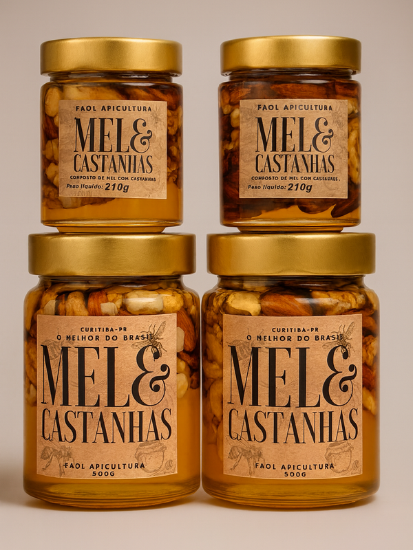 Combo Ouro da Colmeia – Família Completa (2 Grandes + 2 Pequenos)