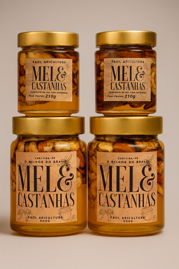 Combo Ouro da Colmeia – Família Completa (2 Grandes + 2 Pequenos)