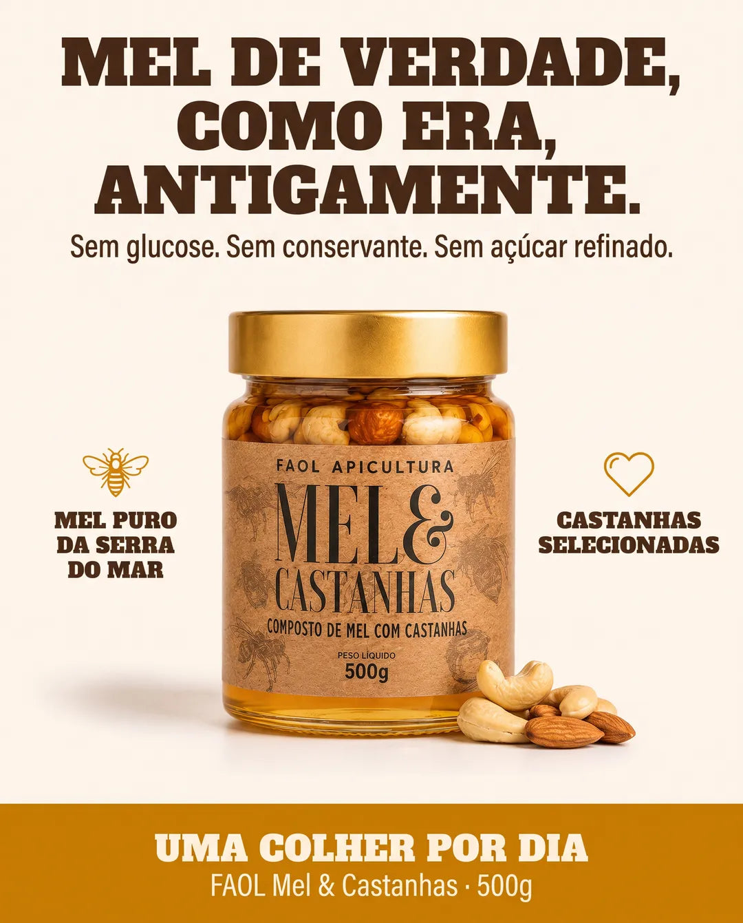 FAOL 50 mais Mel de Verdade