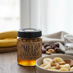 3un. Mel com Castanhas Premium 210g – Energia Natural e Funcional