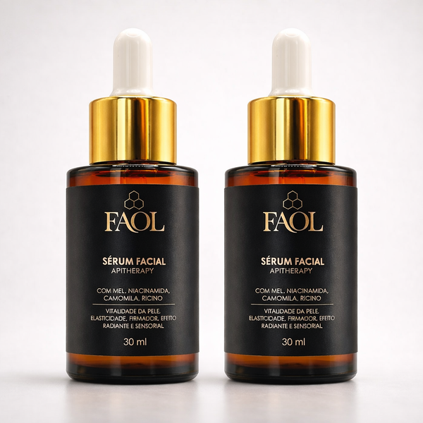 KIT 2x Sérum Facial com Apitoxina 30ml | FAOL Apitherapy