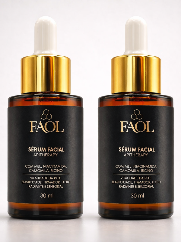 KIT 2x Sérum Facial com Apitoxina 30ml | FAOL Apitherapy