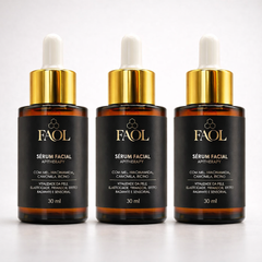 KIT 3x Sérum Facial com Apitoxina 30ml | FAOL Apitherapy