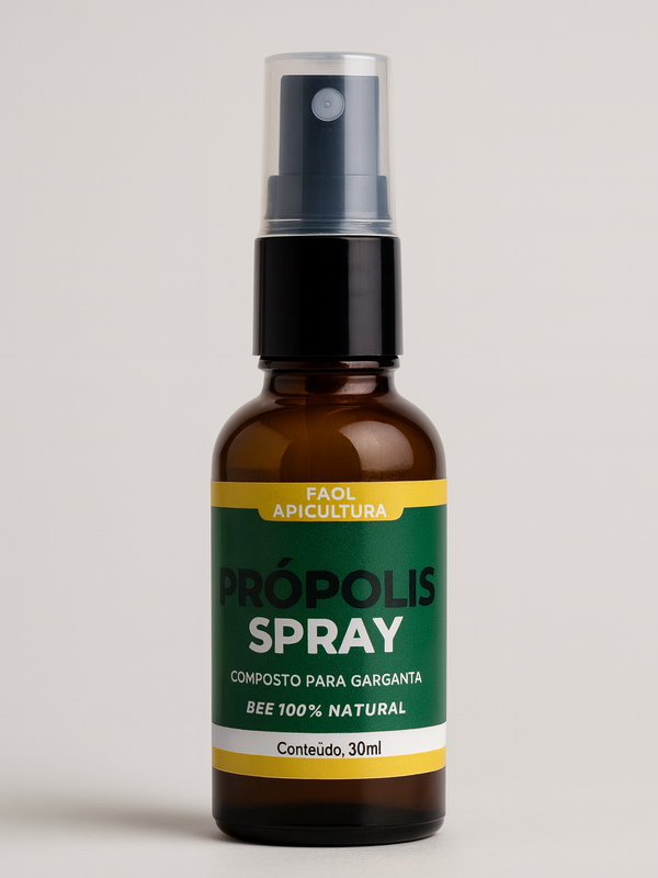 Spray de Própolis para Garganta – Alívio Natural (30ml)