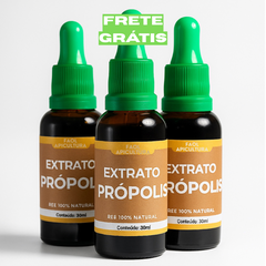 3 un. Própolis Marrom 30ml – O Escudo Natural para Sua Saúde