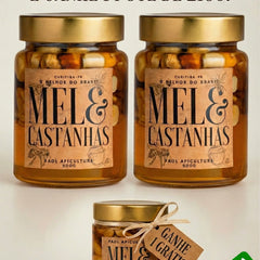 2un Mel com Castanhas 500g - Ganhe 1 Mel com Castanha 210g