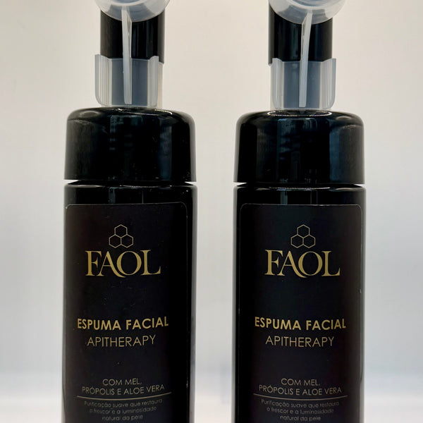 2x Espuma Facial Suave com Mel e Própolis 150ml | FAOL