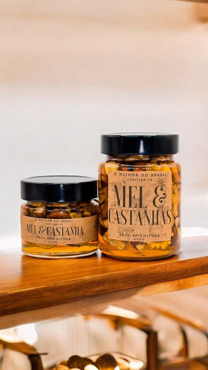 Mel & Castanhas 500g | Sabor e Saúde unidos